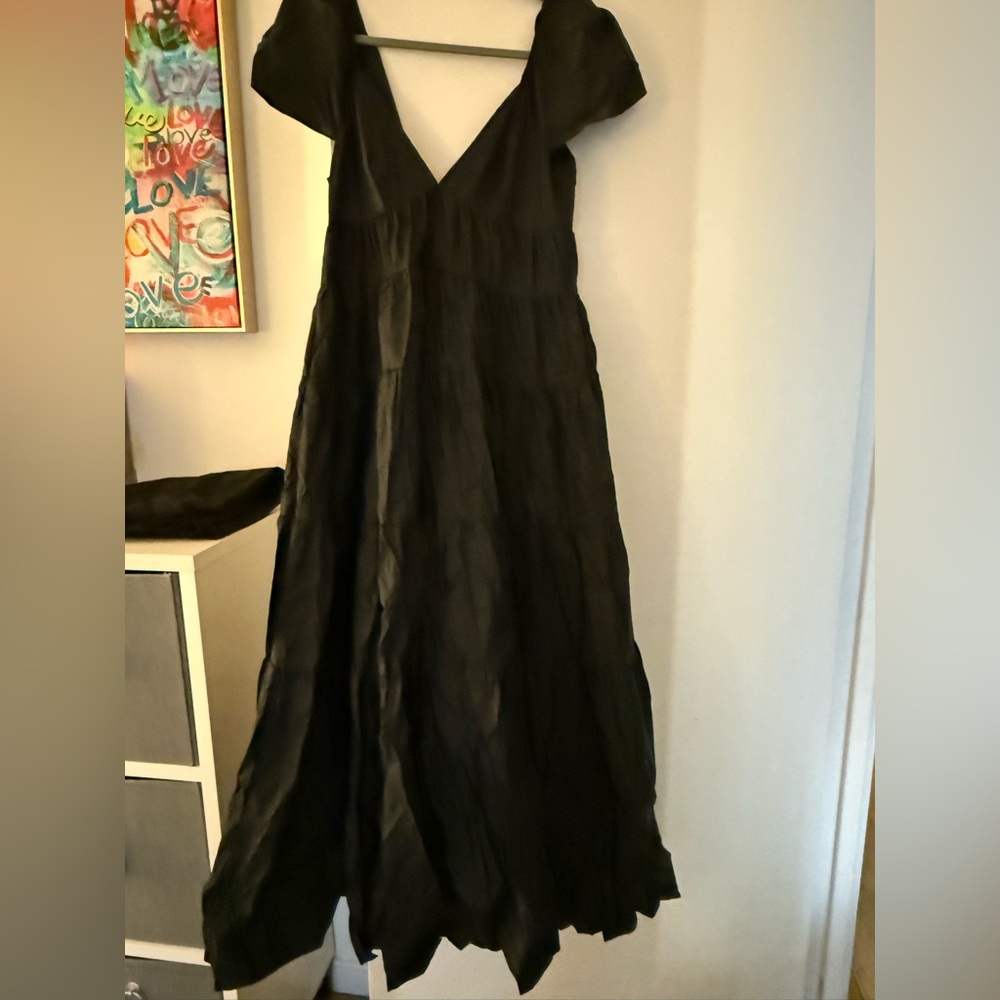 New with tags Staud black long dress
